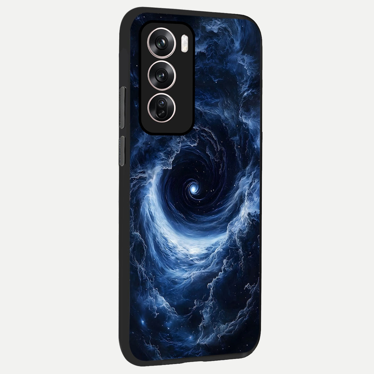  Stunning Galaxy back cover For Oppo Reno 12 Pro slim fit glass case with vibrant aesthetic design