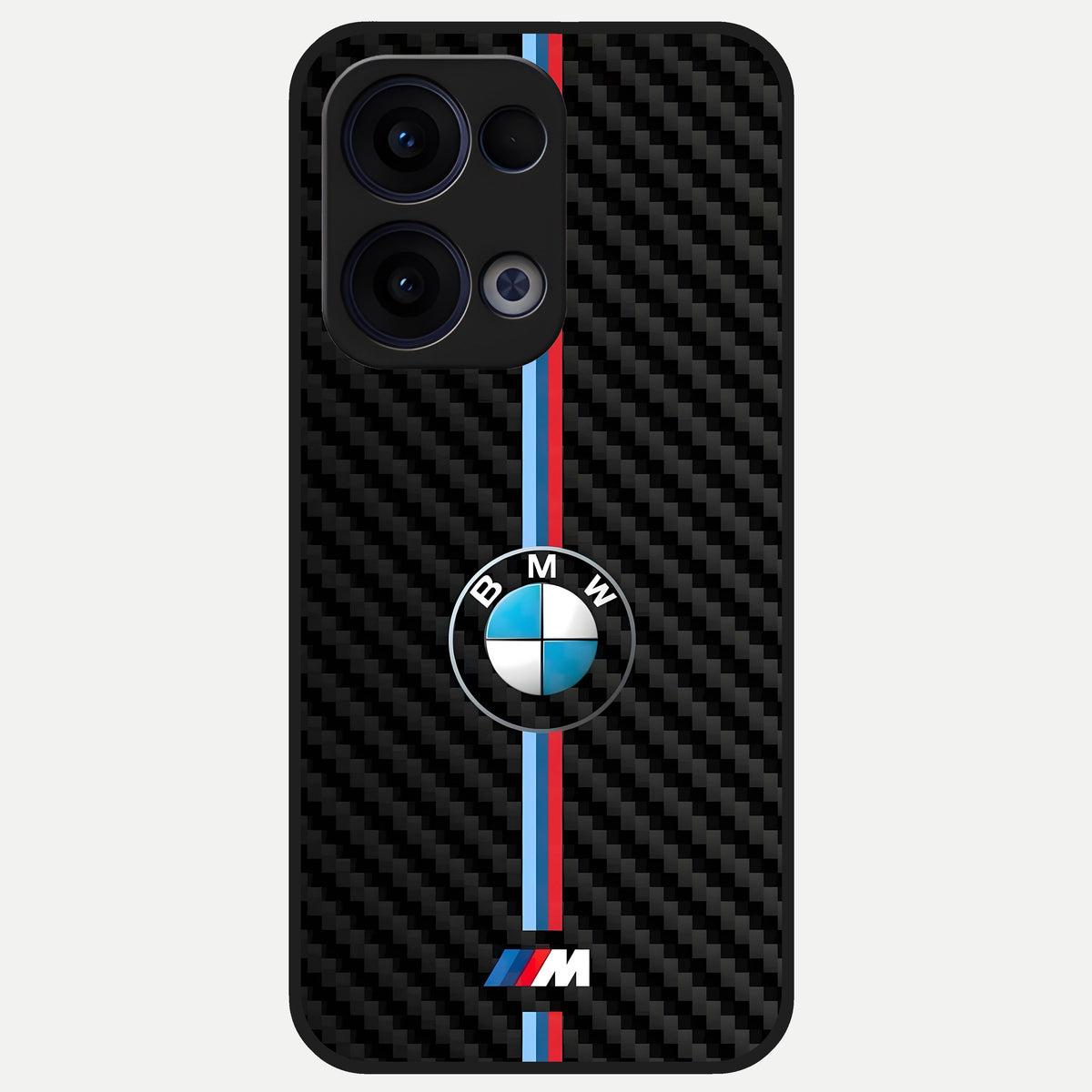  BMW Pattern Glass Case For Oppo Reno 13 back cover – full design glossy printed glass finish