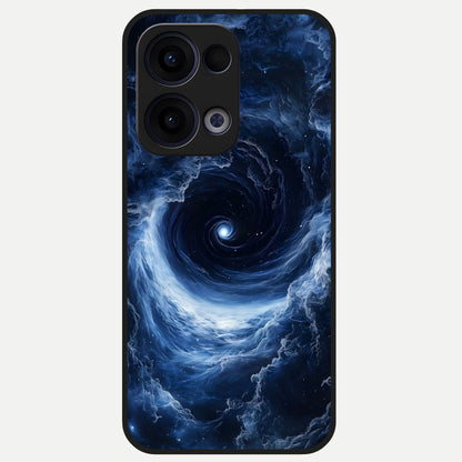  Stunning Galaxy Glass Case For Oppo Reno 13 back cover – full design glossy printed glass finish