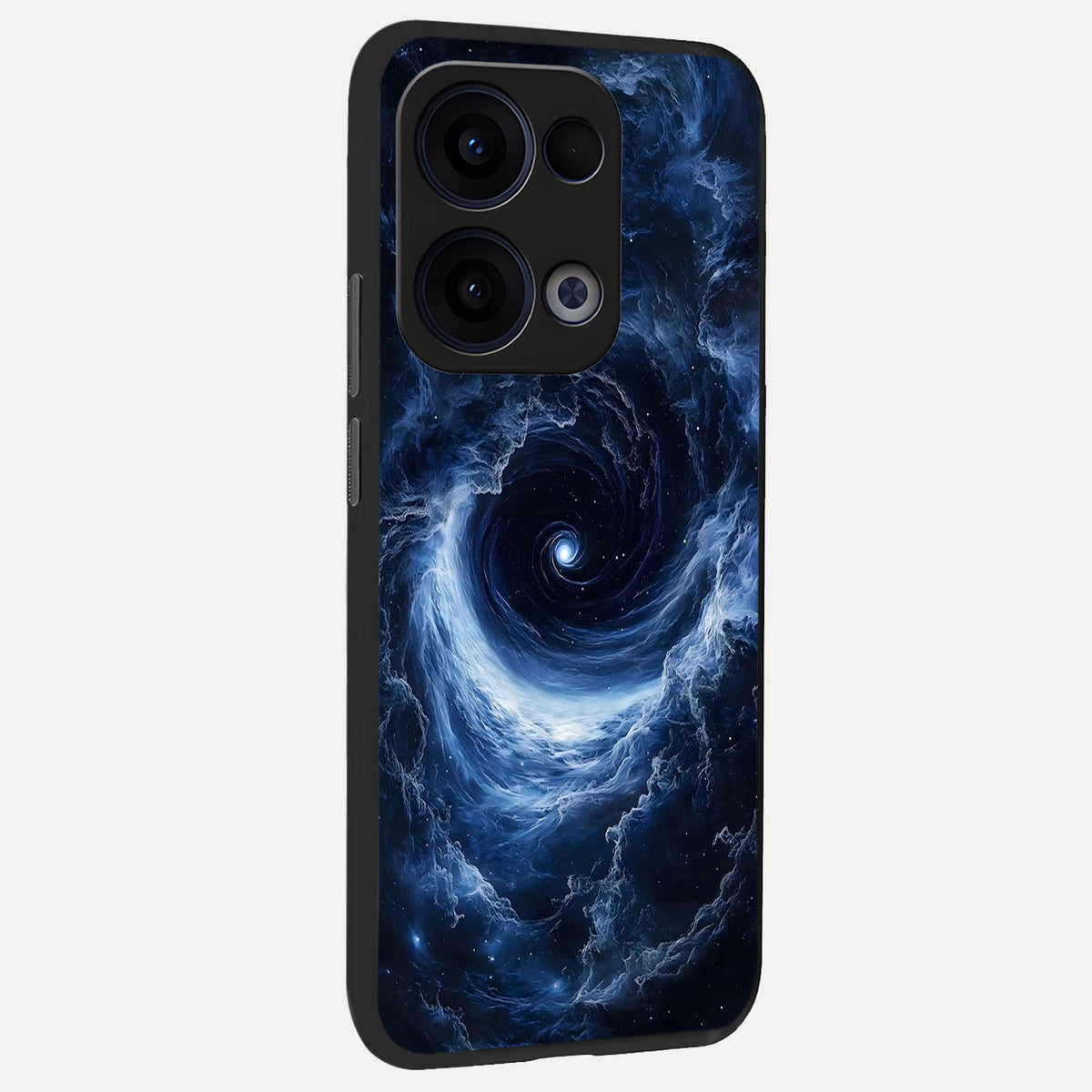  Stunning Galaxy back cover For Oppo Reno 13 slim fit glass case with vibrant aesthetic design
