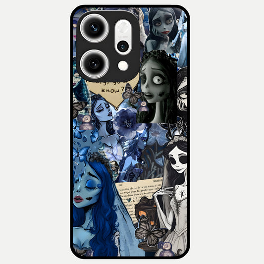  Corpse Bride Posters Glass Case For Oppo Reno 14 Pro back cover – full design glossy printed glass finish