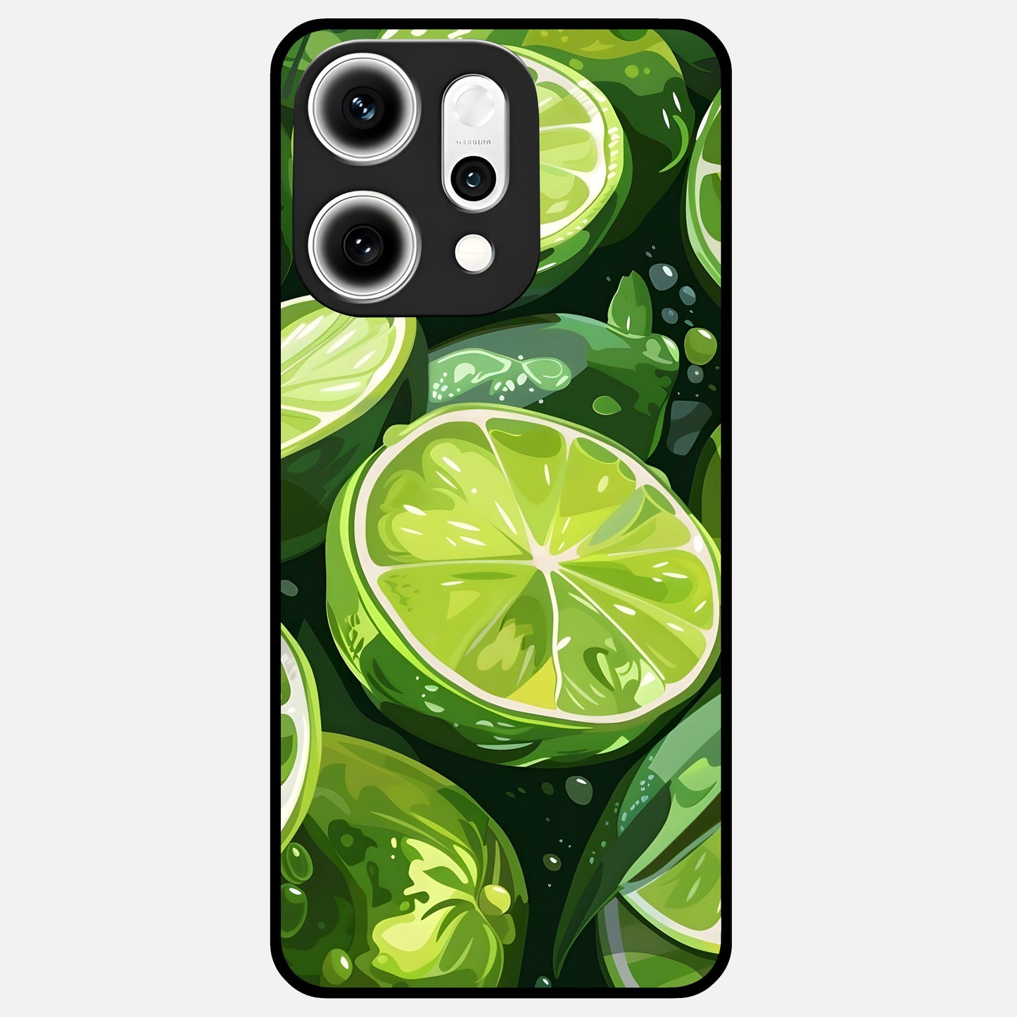  Green Kawasaki Glass Case For Oppo Reno 14 Pro back cover – full design glossy printed glass finish