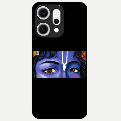  Krishna Eye Glass Case For Oppo Reno 14 Pro back cover – full design glossy printed glass finish