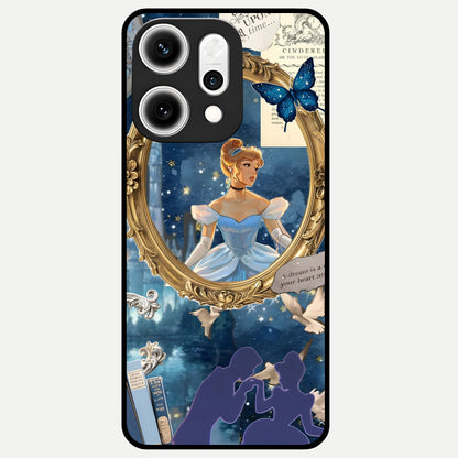  Midnight Queen Glass Case For Oppo Reno 14 Pro back cover – full design glossy printed glass finish
