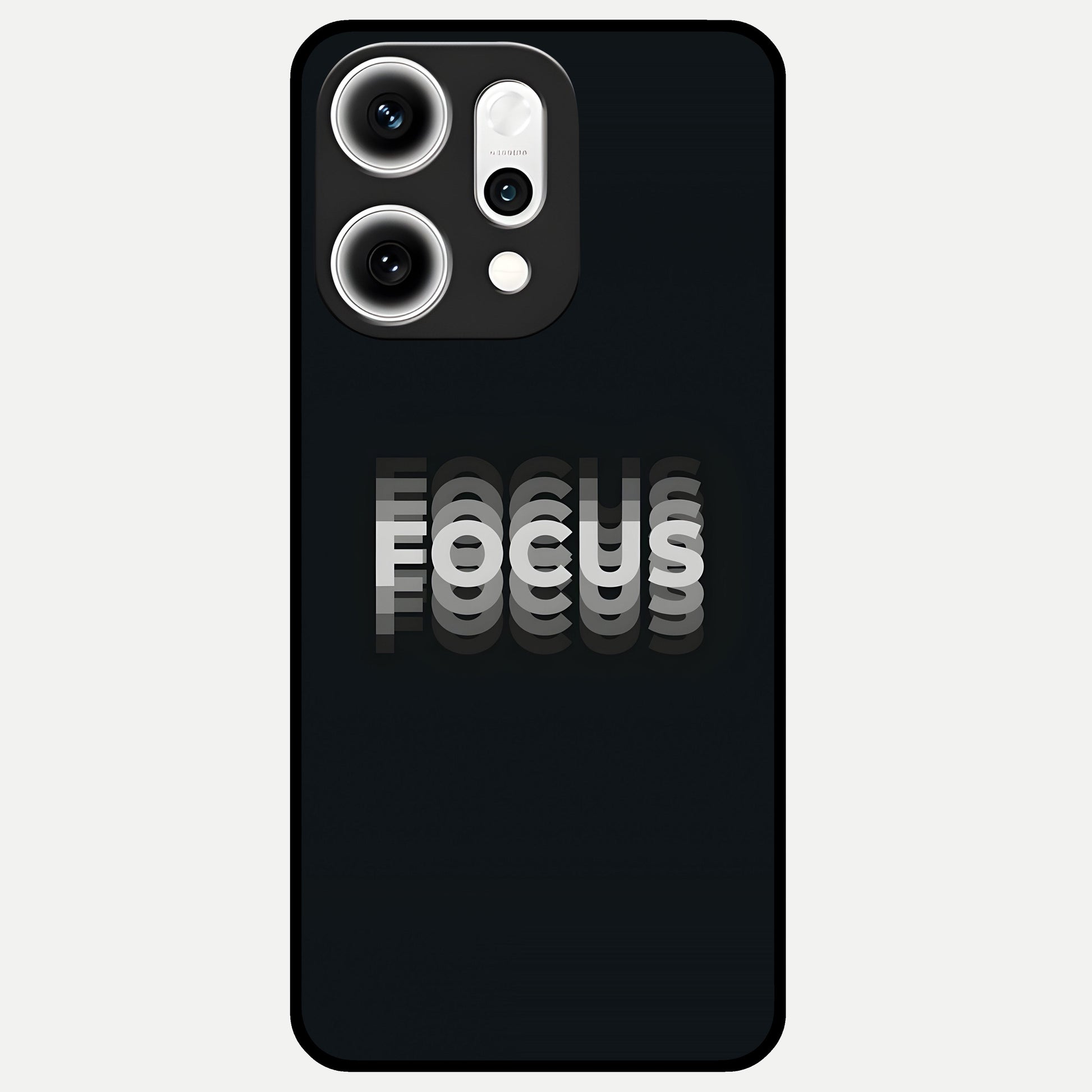  Mono Focus Vision Glass Case For Oppo Reno 14 Pro back cover – full design glossy printed glass finish