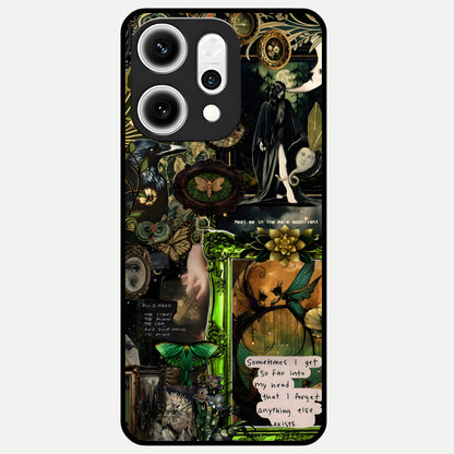 Mystic Woods Secret Glass Case For Oppo Reno 14 Pro back cover – full design glossy printed glass finish