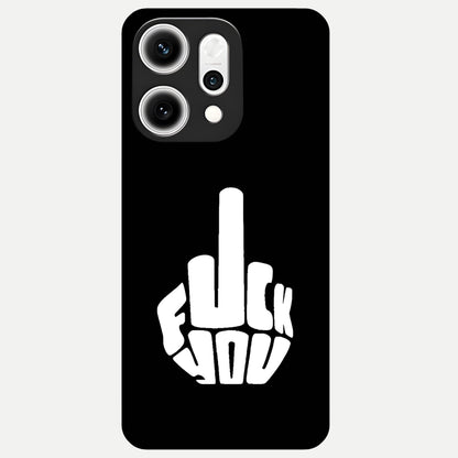  Rebel Mode On Glass Case For Oppo Reno 14 Pro back cover – full design glossy printed glass finish