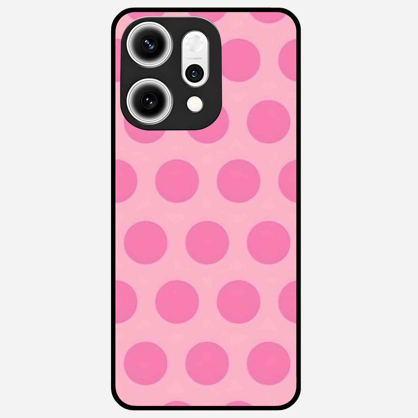  Sweet Dot Dreams Glass Case For Oppo Reno 14 Pro back cover – full design glossy printed glass finish