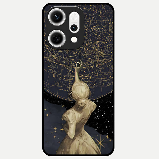  Taylor Swift Girl Glass Case For Oppo Reno 14 Pro back cover – full design glossy printed glass finish