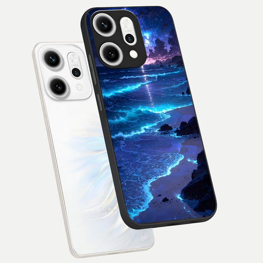  Classic Damn Look phone case For Oppo Reno 14 Pro showing premium glass back cover with detailed artwork