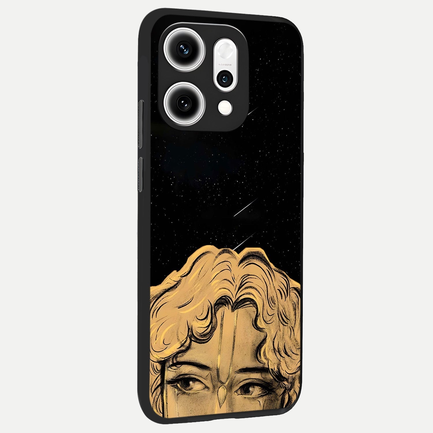  Celestial Gods Plan back cover For Oppo Reno 14 Pro slim fit glass case with vibrant aesthetic design