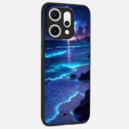 Classic Damn Look back cover For Oppo Reno 14 Pro slim fit glass case with vibrant aesthetic design