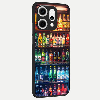  Colorfull Tree back cover For Oppo Reno 14 Pro slim fit glass case with vibrant aesthetic design