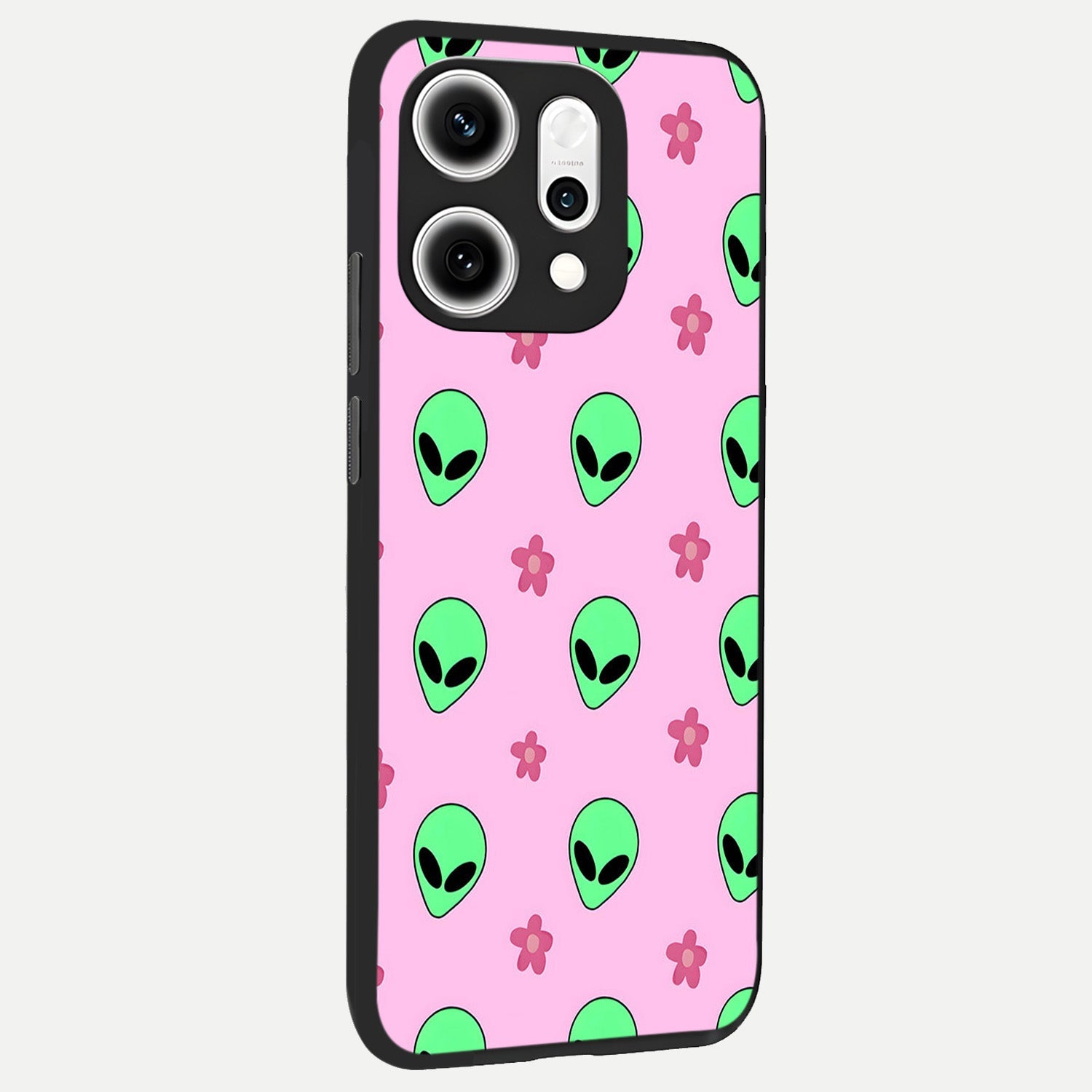  Cosmic Cute Crush back cover For Oppo Reno 14 Pro slim fit glass case with vibrant aesthetic design