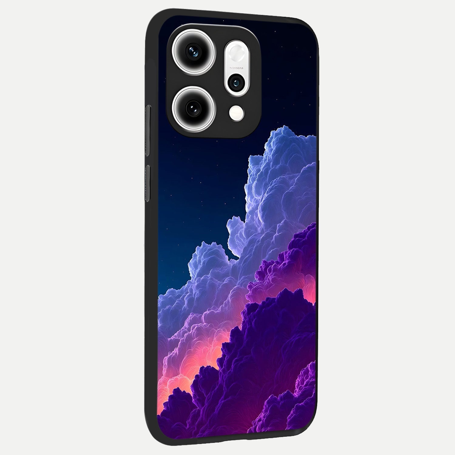  Dreamy Cloud Skies back cover For Oppo Reno 14 Pro slim fit glass case with vibrant aesthetic design