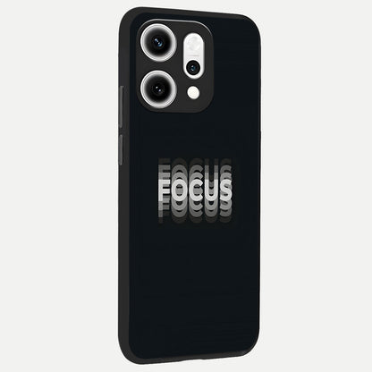  Mono Focus Vision back cover For Oppo Reno 14 Pro slim fit glass case with vibrant aesthetic design