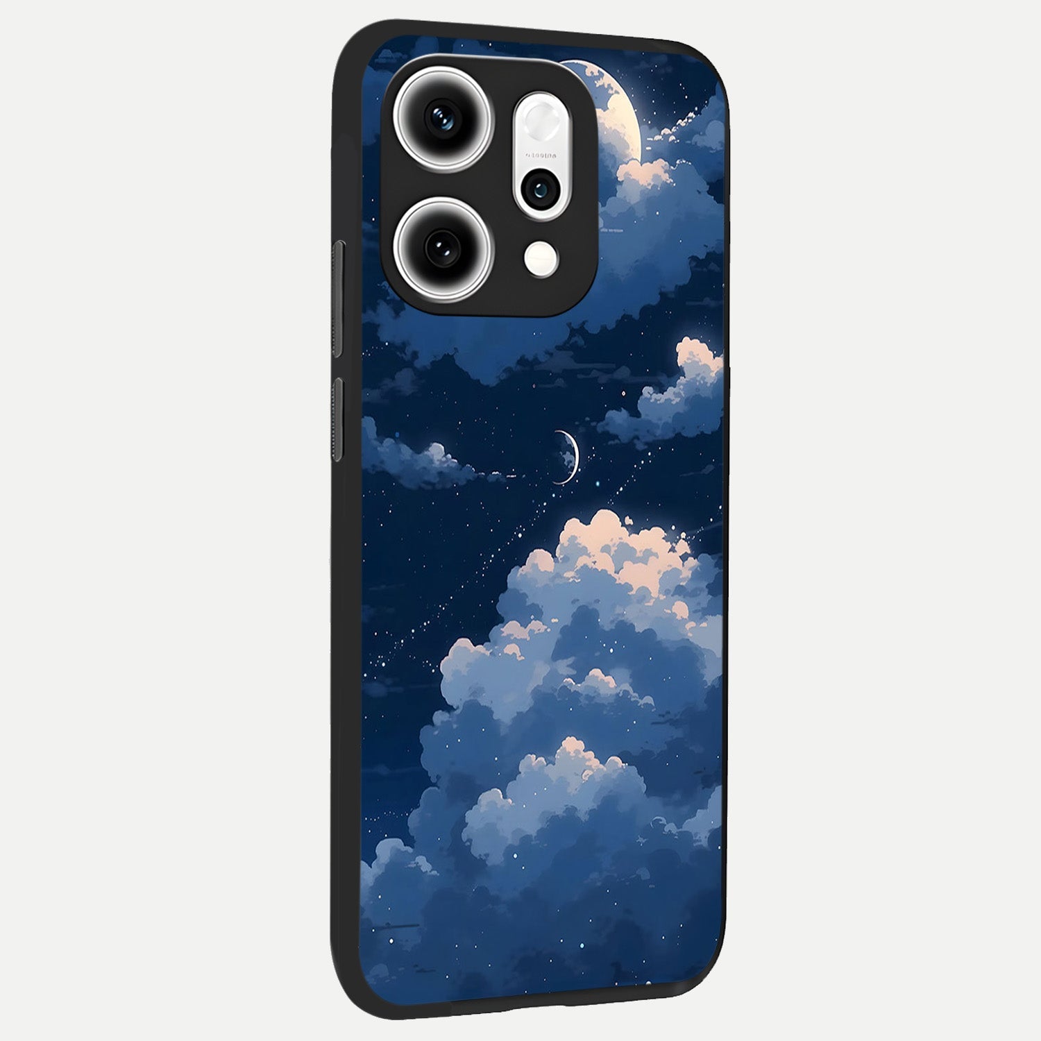  Moon Dream Haze back cover For Oppo Reno 14 Pro slim fit glass case with vibrant aesthetic design