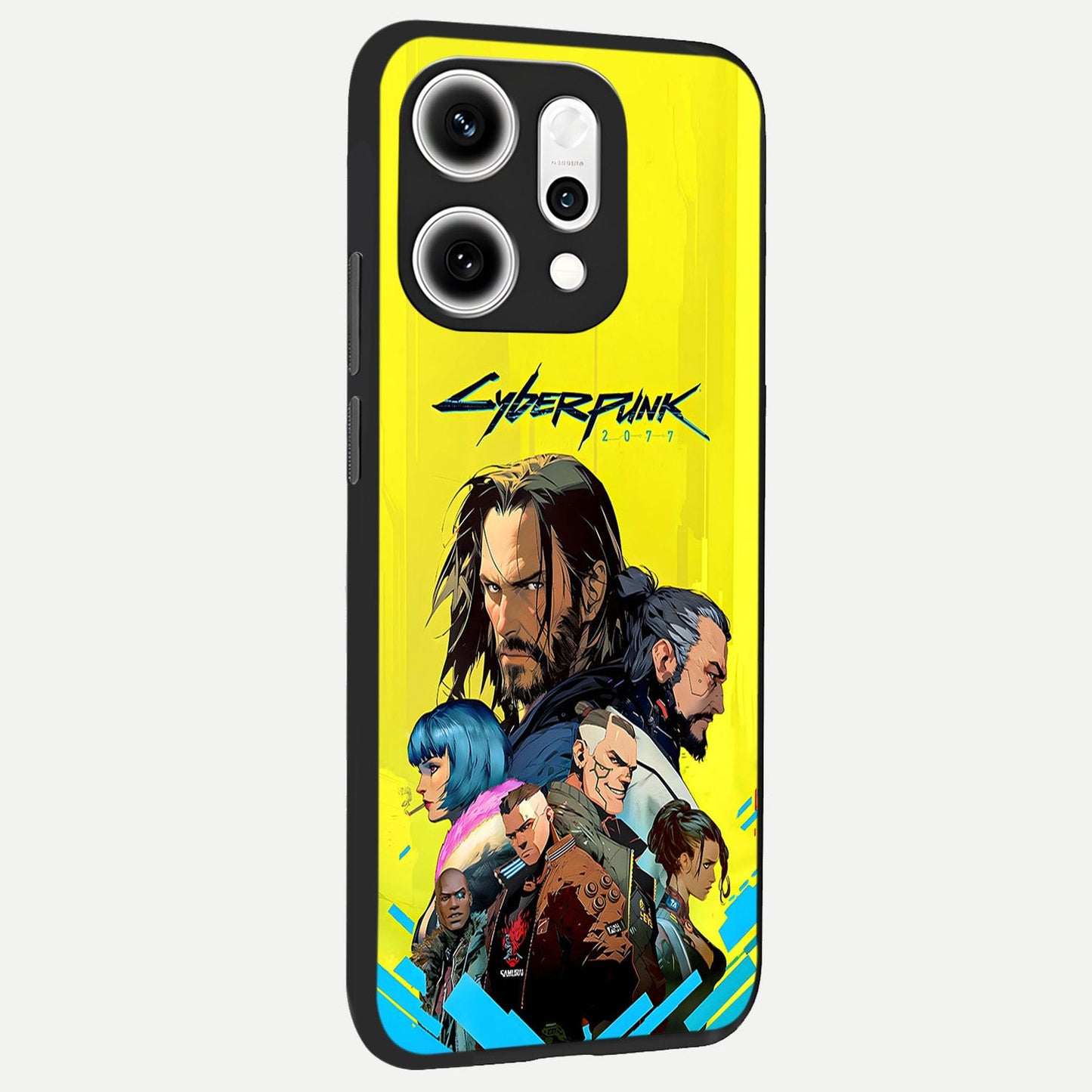  Neon Rebel Genesis back cover For Oppo Reno 14 Pro slim fit glass case with vibrant aesthetic design