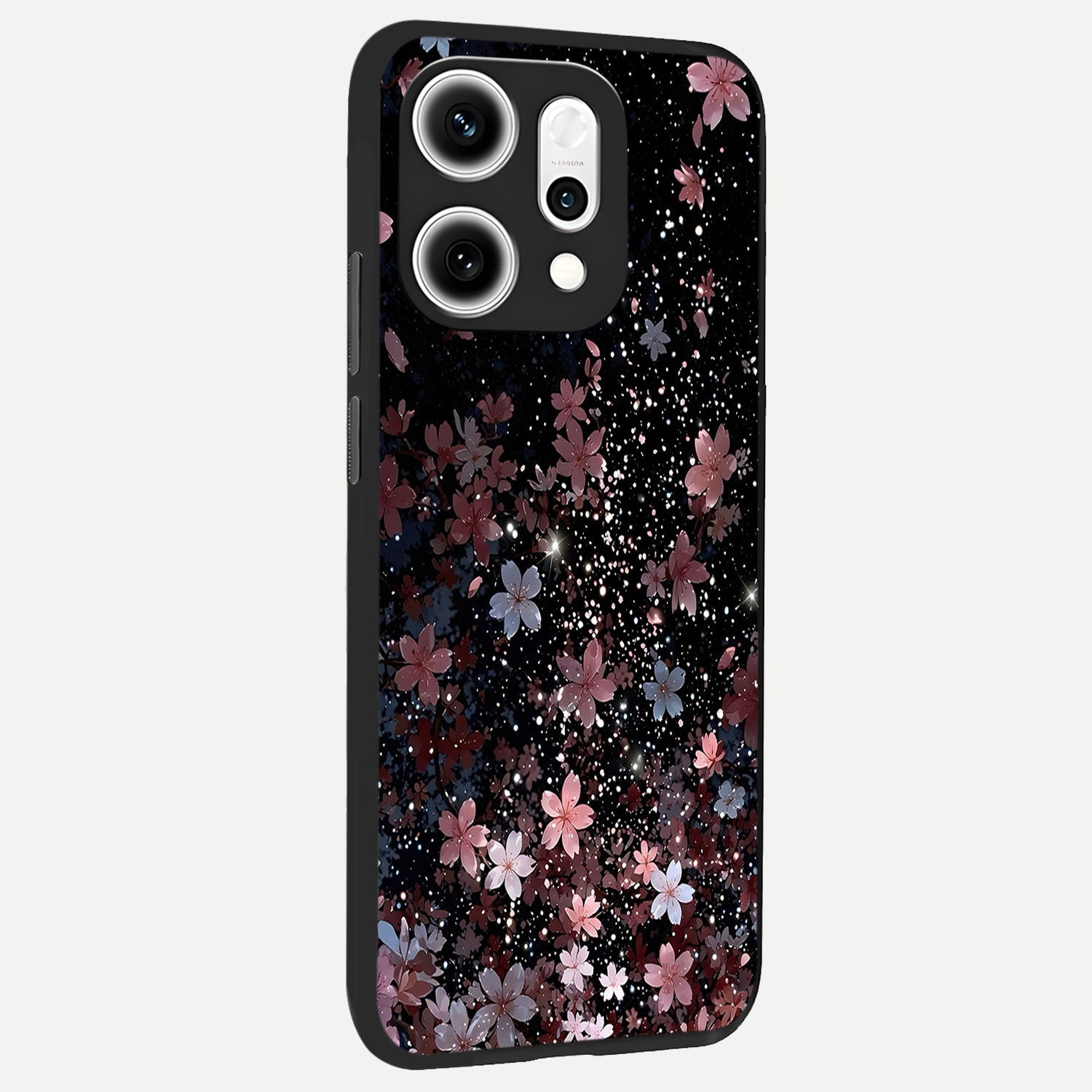  Starlit Flower Dreams back cover For Oppo Reno 14 Pro slim fit glass case with vibrant aesthetic design
