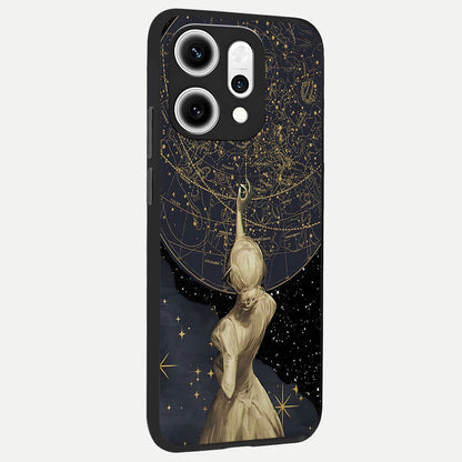  Taylor Swift Girl back cover For Oppo Reno 14 Pro slim fit glass case with vibrant aesthetic design