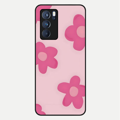  Candy Bloom Dreams Glass Case For Oppo Reno 6 Pro back cover – full design glossy printed glass finish