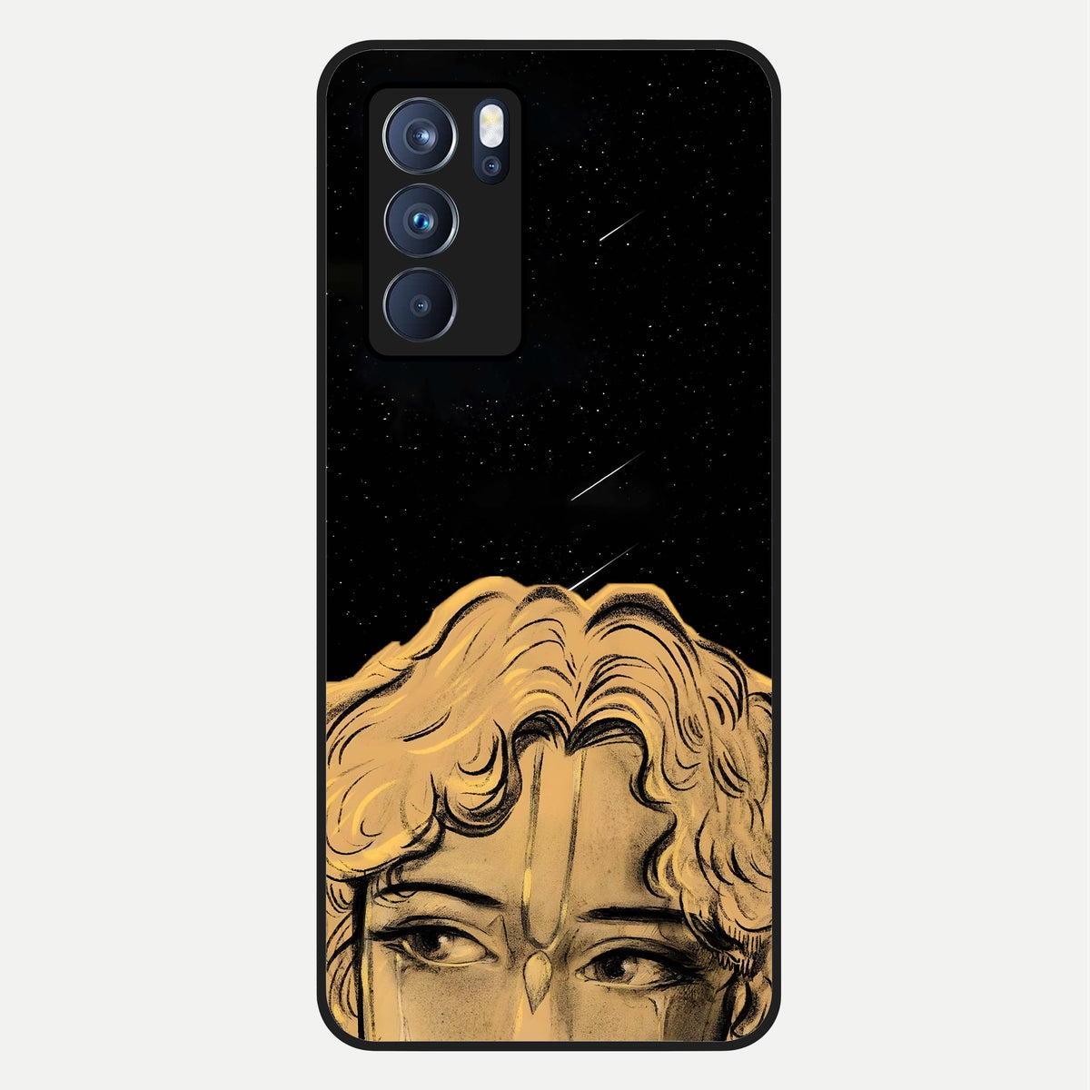  Celestial Gods Plan Glass Case For Oppo Reno 6 Pro back cover – full design glossy printed glass finish