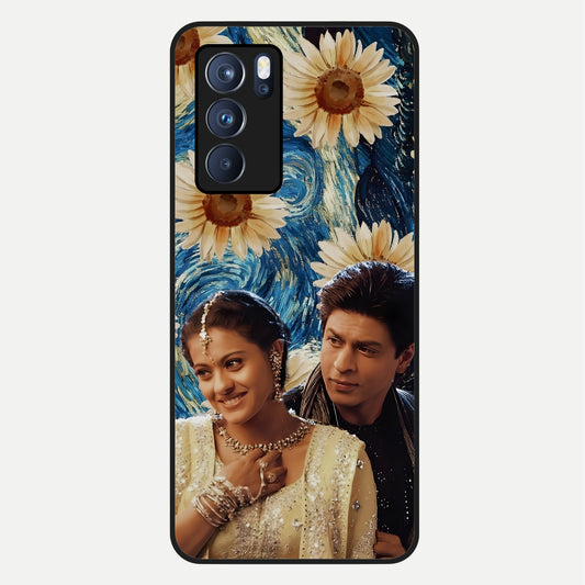  Eternal Love Story Glass Case For Oppo Reno 6 Pro back cover – full design glossy printed glass finish