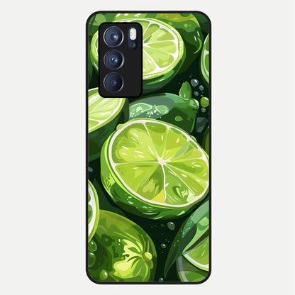  Green Kawasaki Glass Case For Oppo Reno 6 Pro back cover – full design glossy printed glass finish