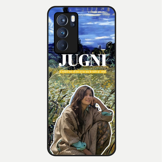  Jugni Soul Vibes Glass Case For Oppo Reno 6 Pro back cover – full design glossy printed glass finish