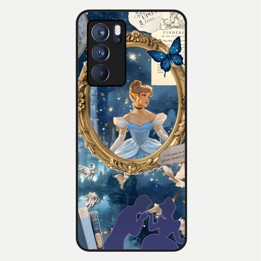  Midnight Queen Glass Case For Oppo Reno 6 Pro back cover – full design glossy printed glass finish