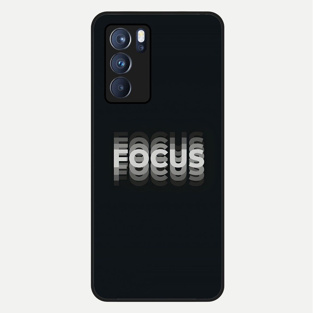  Mono Focus Vision Glass Case For Oppo Reno 6 Pro back cover – full design glossy printed glass finish