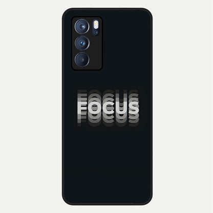  Mono Focus Vision Glass Case For Oppo Reno 6 Pro back cover – full design glossy printed glass finish