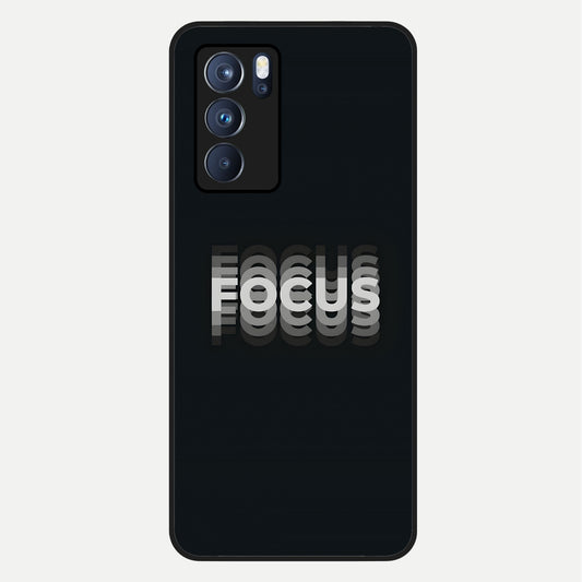  Mono Focus Vision Glass Case For Oppo Reno 6 Pro back cover – full design glossy printed glass finish