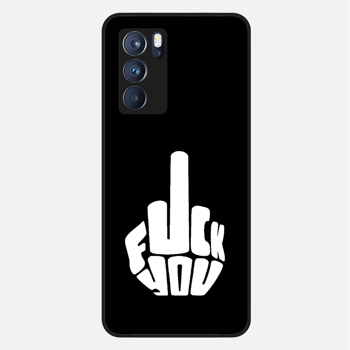  Rebel Mode On Glass Case For Oppo Reno 6 Pro back cover – full design glossy printed glass finish