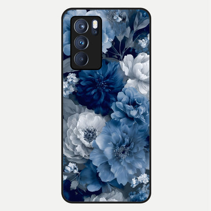  Royal Bloom Garden Glass Case For Oppo Reno 6 Pro back cover – full design glossy printed glass finish