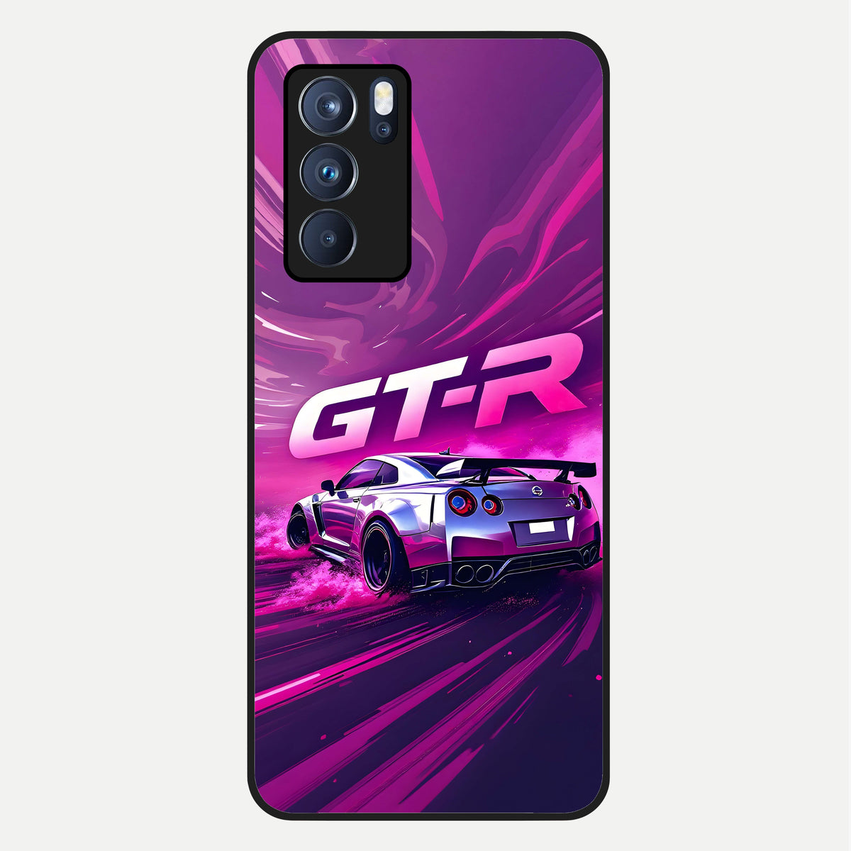  Speed Drift Legend Glass Case For Oppo Reno 6 Pro back cover – full design glossy printed glass finish