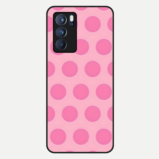  Sweet Dot Dreams Glass Case For Oppo Reno 6 Pro back cover – full design glossy printed glass finish