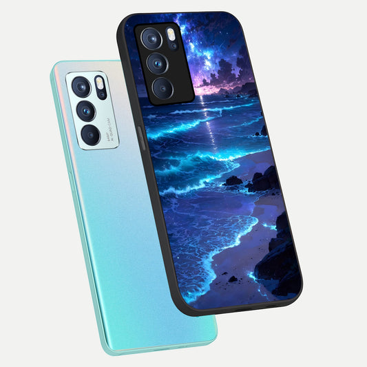  Classic Damn Look phone case For Oppo Reno 6 Pro showing premium glass back cover with detailed artwork