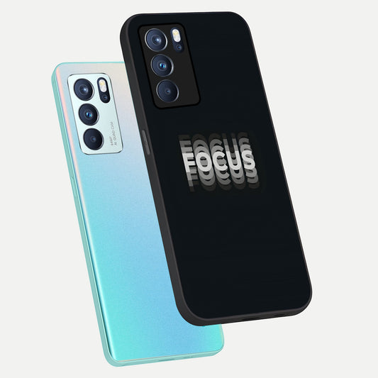  Mono Focus Vision phone case For Oppo Reno 6 Pro showing premium glass back cover with detailed artwork
