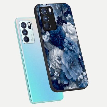  Royal Bloom Garden phone case For Oppo Reno 6 Pro showing premium glass back cover with detailed artwork