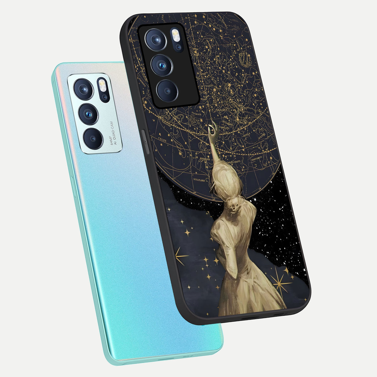  Taylor Swift Girl phone case For Oppo Reno 6 Pro showing premium glass back cover with detailed artwork