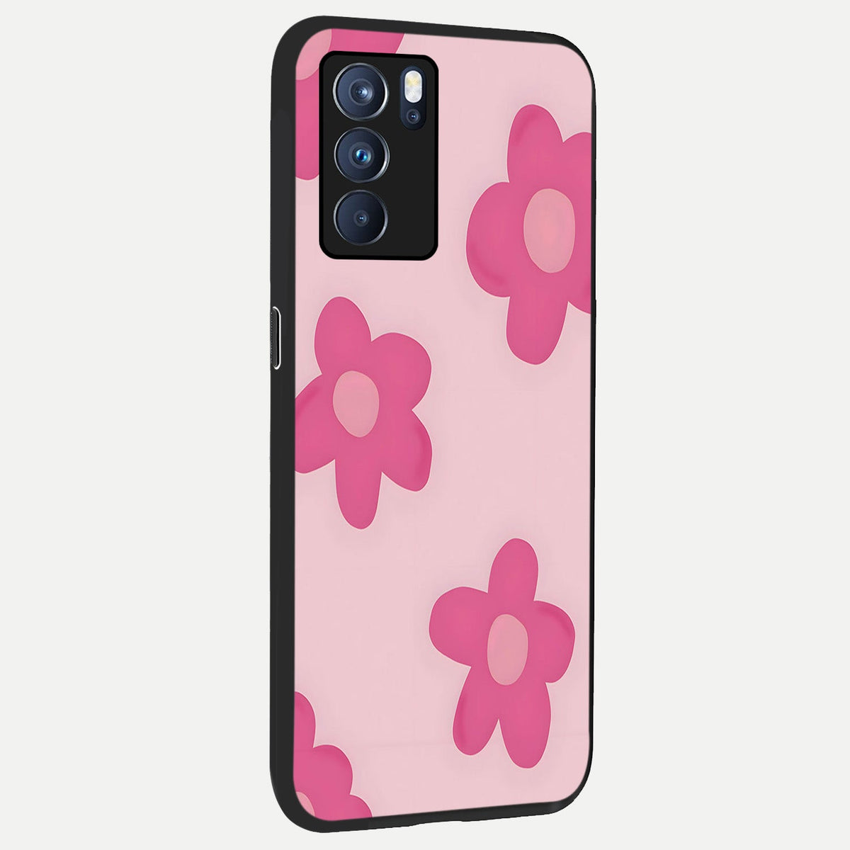  Candy Bloom Dreams back cover For Oppo Reno 6 Pro slim fit glass case with vibrant aesthetic design