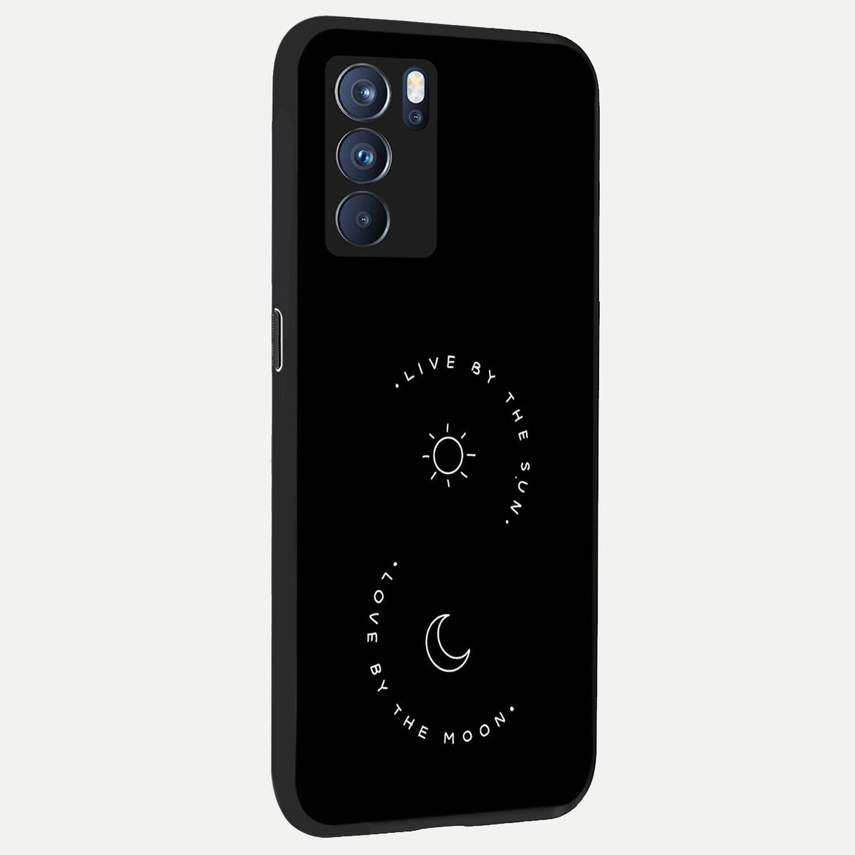  Sunflower Cat Art back cover For Oppo Reno 6 Pro slim fit glass case with vibrant aesthetic design
