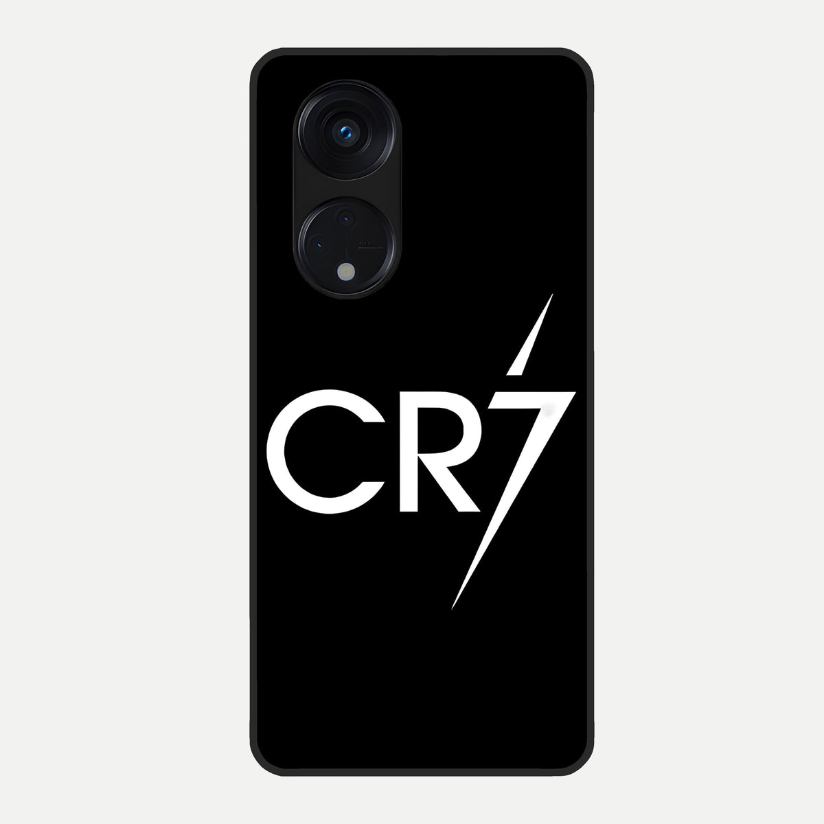  CR7 Elite Strike Glass Case For Oppo Reno 8T 5G back cover – full design glossy printed glass finish