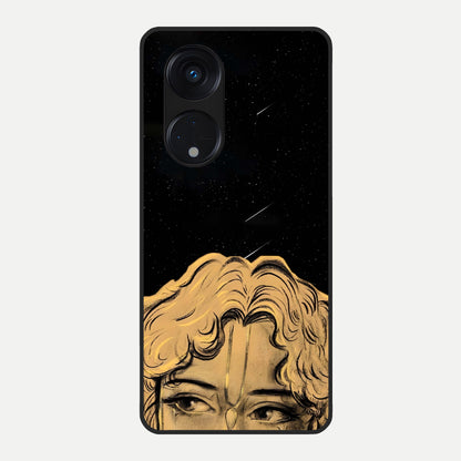  Celestial Gods Plan Glass Case For Oppo Reno 8T 5G back cover – full design glossy printed glass finish