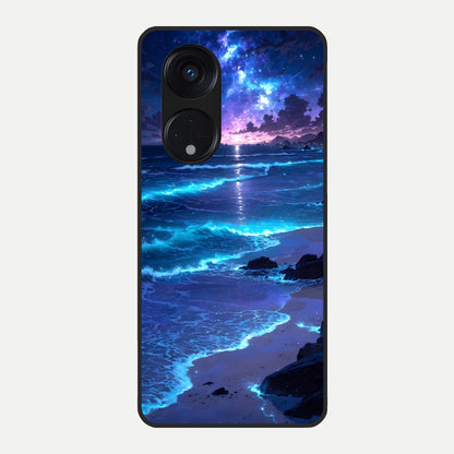  Classic Damn Look Glass Case For Oppo Reno 8T 5G back cover – full design glossy printed glass finish