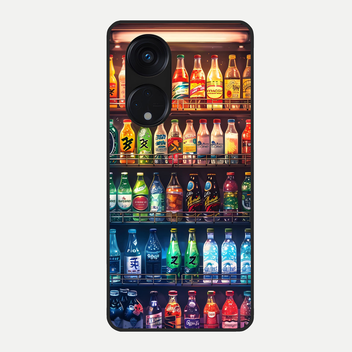  Colorfull Tree Glass Case For Oppo Reno 8T 5G back cover – full design glossy printed glass finish