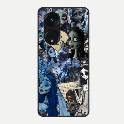  Corpse Bride Posters Glass Case For Oppo Reno 8T 5G back cover – full design glossy printed glass finish