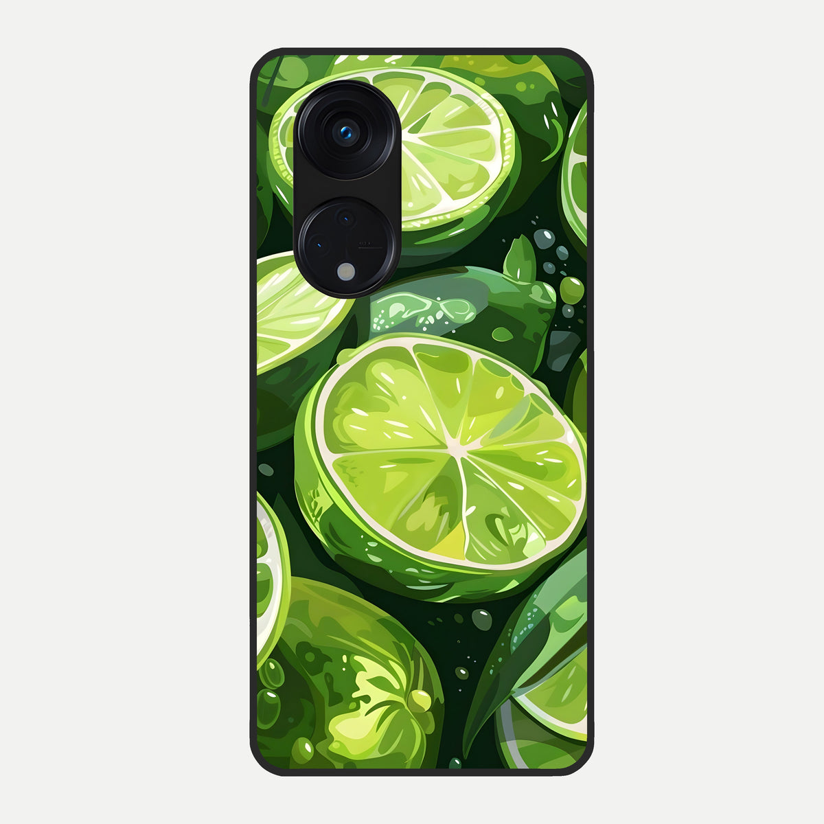  Green Kawasaki Glass Case For Oppo Reno 8T 5G back cover – full design glossy printed glass finish
