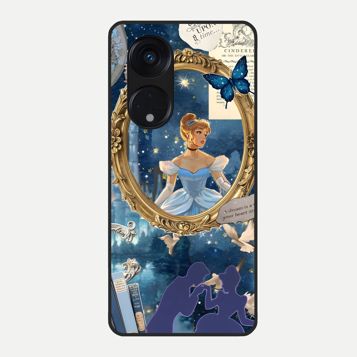  Midnight Queen Glass Case For Oppo Reno 8T 5G back cover – full design glossy printed glass finish
